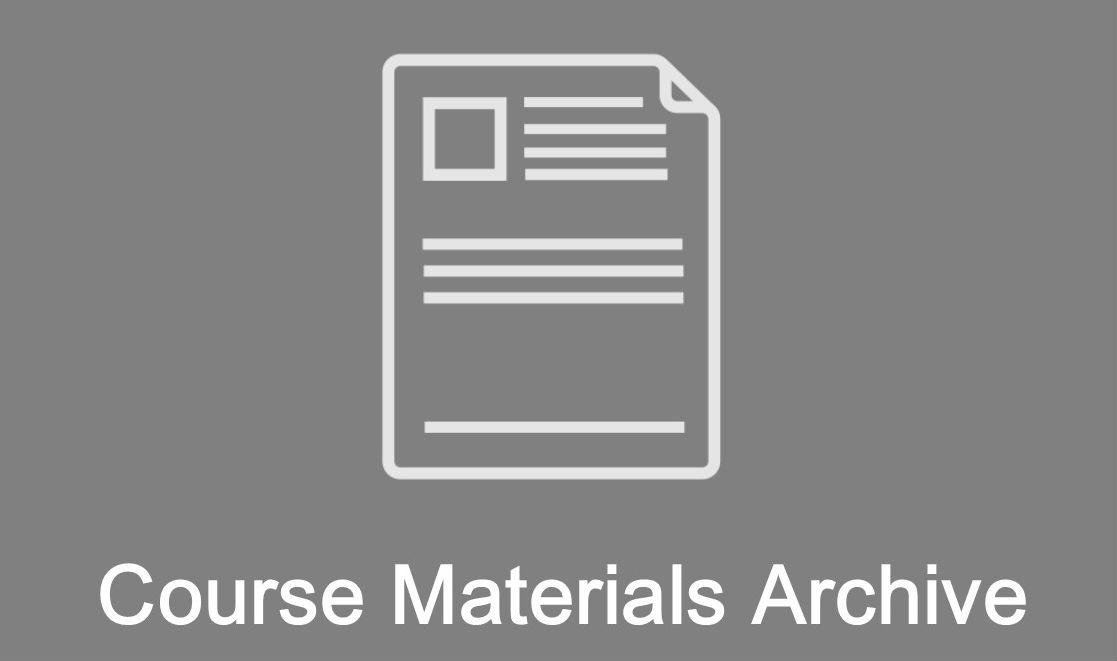 course materials archive