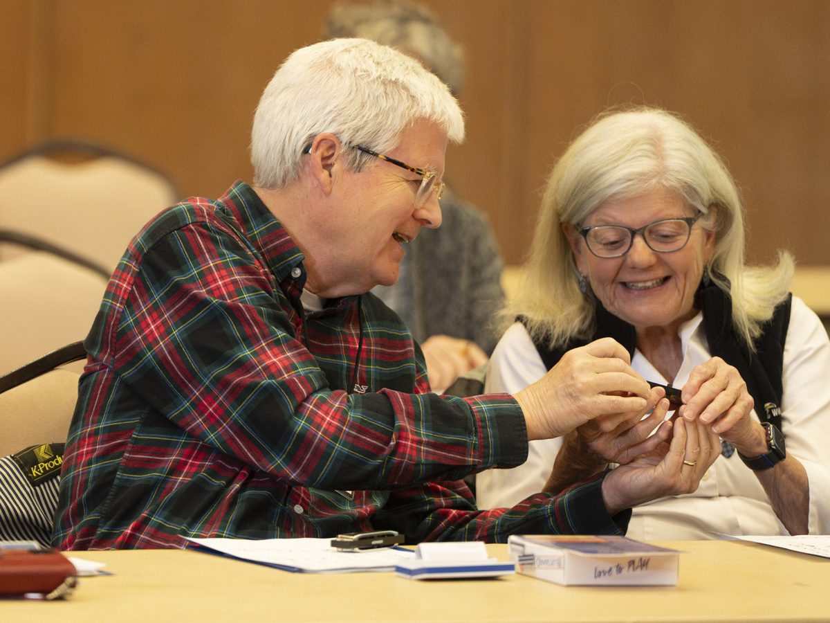 Osher Lifelong Learning Institute at The Temple - beginning harmonica. Photos by Joe Howell