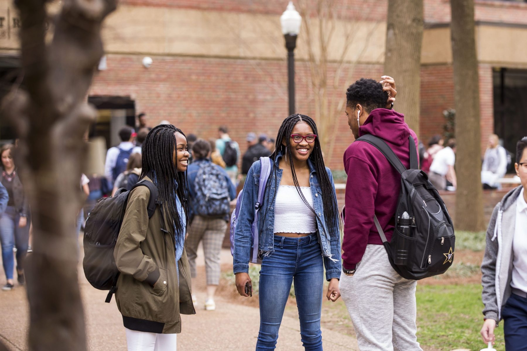 students-talking