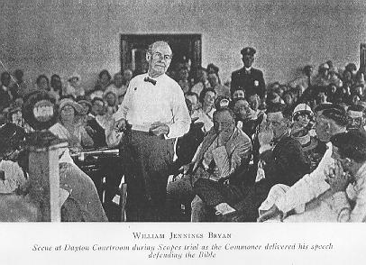 William Jennings Bryan at the Scopes Trial