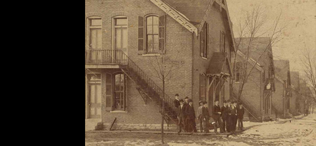 West End Row, circa 1900