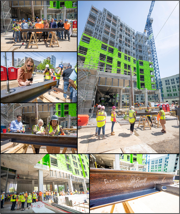 Graduate and professional student housing project celebrates milestones